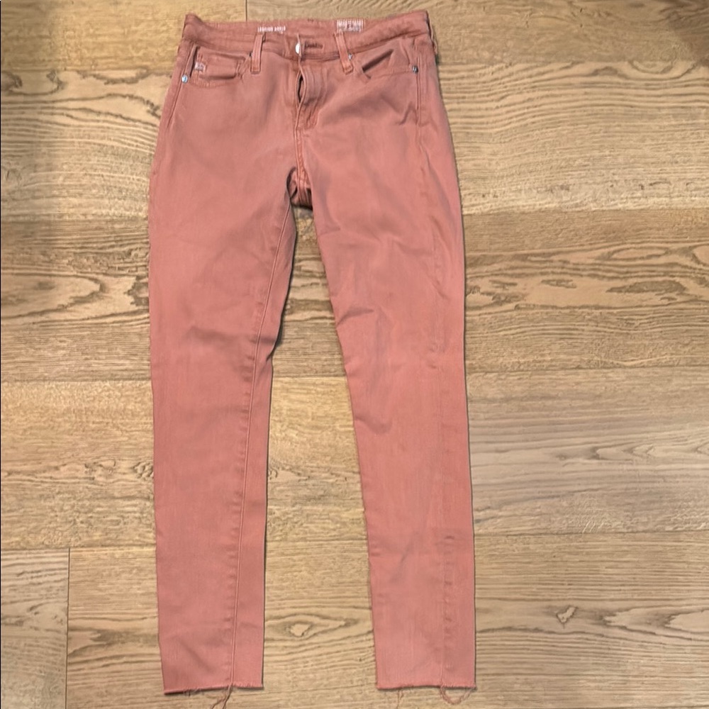 Ag Adriano Goldschmied Pink Skinny Jeans Fashion-Forward